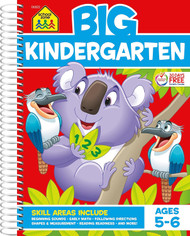 School Zone - Big Kindergarten Workbook - 320 Spiral Pages Ages 5 to