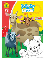 School Zone Color by Letter Workbook