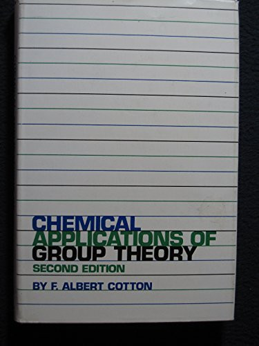 Chemical Applications Of Group Theory