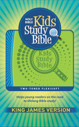 Kids Study Bible Flex Green Blue KJV