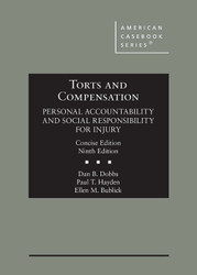 Torts and Compensation Personal Accountability and Social