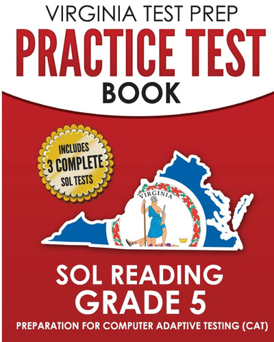 Virginia Test Prep Practice Test Book Sol Reading Grade 5