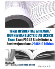 Texas Residential Wireman / Journeyman Electrician License Exam