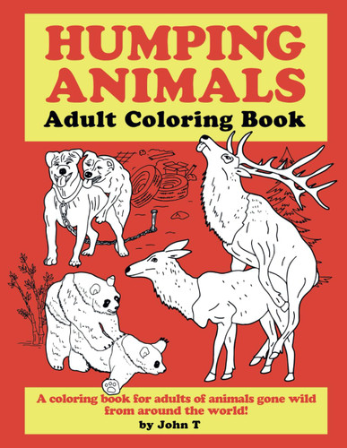 Humping Animals Adult Coloring Book