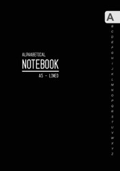 Alphabetical Notebook A5: Medium Lined-Journal Organizer with A-Z
