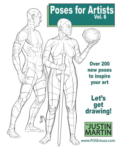 Poses for Artists Volume 6: An essential reference for figure drawing