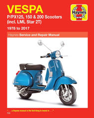 Vespa P/PX125 150 & 200 Scooters: