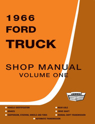 1966 Ford Truck Shop Manual (4 Volume Set) By Detroit Iron