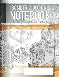 Isometric Dot Grid Notebook - 1/4" Dot Grid Design - Sequentially