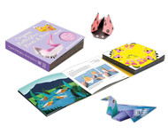 Origami Butterflies Birds & Bees: Paper block plus 64-page book