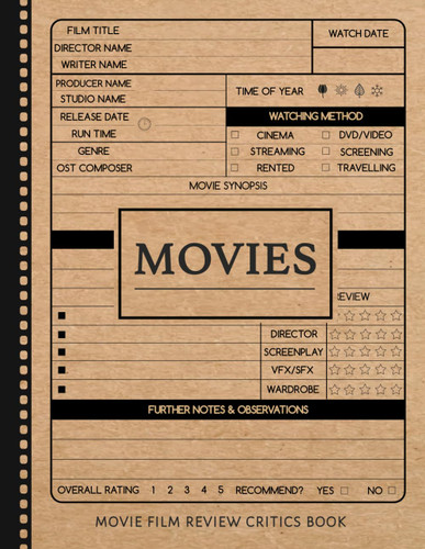 Movie Critic Film Review Book