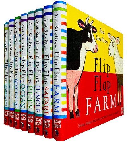 Axel Scheffler's Complete Flip Flap Series 8 Books Collection Set