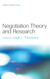 Negotiation Theory and Research (Frontiers of Social Psychology)
