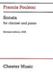 Sonata for Clarinet and Piano: Revised Edition 2006