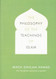 The Philosophy of the Teachings of Islam