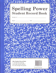 Spelling Power Student Record Book (Blue)