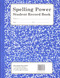 Spelling Power Student Record Book (Blue)