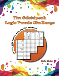 The Stickipeak Logic Puzzle Challenge: 65 logic grid puzzles with