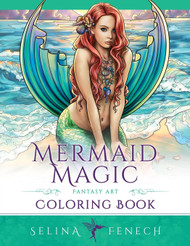 Mermaid Magic Fantasy Art Coloring Book