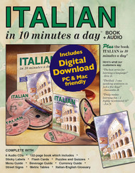ITALIAN in 10 minutes a day BOOK + AUDIO