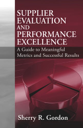 Supplier Evaluation & Performance Excellence