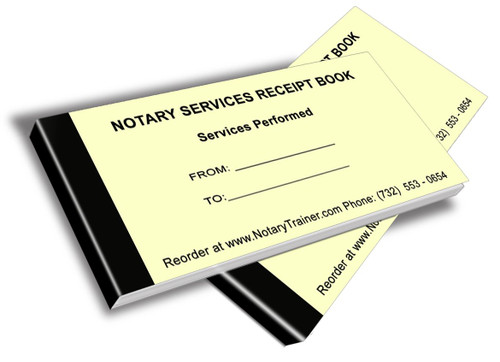 Notary Services Receipt Book