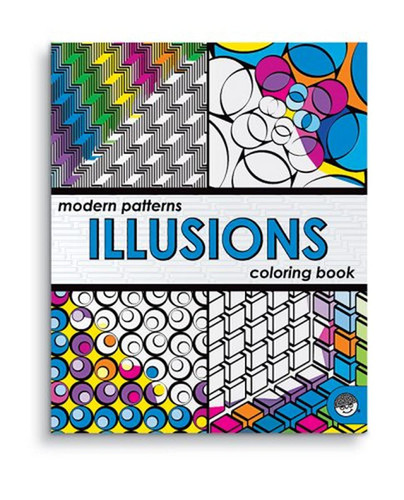 Modern Patterns Adult Coloring: Illusions 23 Differnt Contemporary