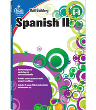 Carson Dellosa Skill Builders Level 2 Spanish Workbook for Kids