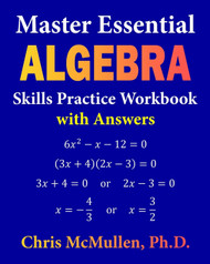 Master Essential Algebra Skills Practice Workbook with Answers: