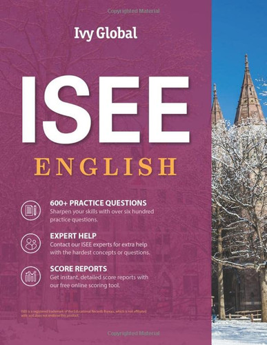 ISEE English: Upper Middle and Lower Level with Vocabulary