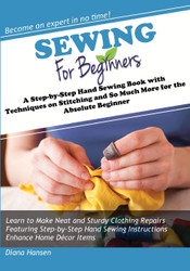 Sewing for Beginners: A Step-by-Step Hand Sewing Book with Techniques