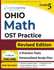 Ohio State Test Prep: 5th Grade Math Practice Workbook and