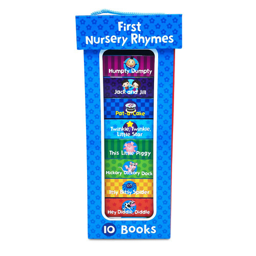 First Nursery Rhymes Tower Book - Kids Books Boxed Collection -