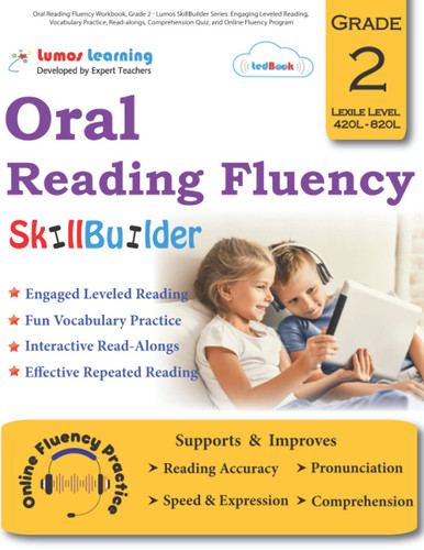 Oral Reading Fluency Workbook Grade 2 - Lumos SkillBuilder Series