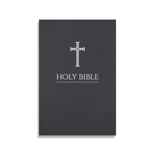 Catholic Bible - ESV Catholic Edition - Gray Cross Paperback