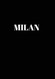 Milan: Hardcover Black Decorative Book for Decorating Shelves Coffee