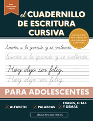 El cuadernillo de escritura cursiva para adolescentes
