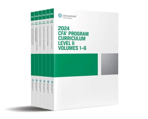 2024 CFA Program Curriculum Level II (Cfa Institute Program)