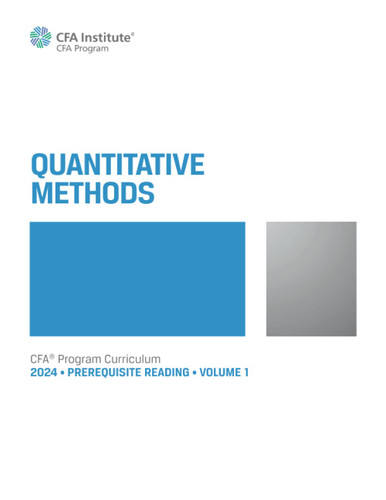 2024 CFA Program Prerequisite Reading Volume 1