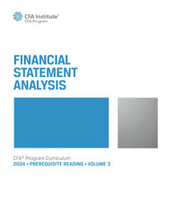 2024 CFA Program Prerequisite Reading Volume 3: Financial Statement