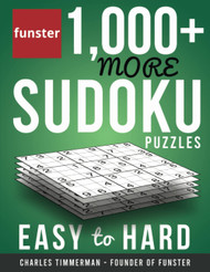 Funster 1 000+ More Sudoku Puzzles Easy to Hard: Sudoku puzzles for