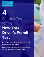 4 Practice Tests for the New York Driver's Permit Test: 80 Practice