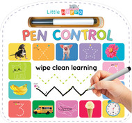 Write & Wipe Pen Control - Children's Novelty Learning Board Book -