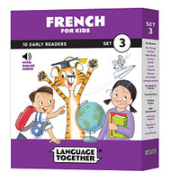 French for Kids Set 3: 10 Early Reader Books with Online Audio