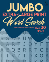 Jumbo Extra-Large Print Word Search Puzzles - Vol. 1