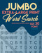 Jumbo Extra-Large Print Word Search Puzzles - Vol. 1