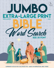 Jumbo Extra-Large Print Bible Word Search Puzzles - Vol. 1