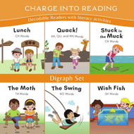 Charge into Reading Stage 3: Digraph Decodable Reader Set