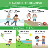 Charge into Reading Stage 4: Long Vowel VCE Decodable Reader Set