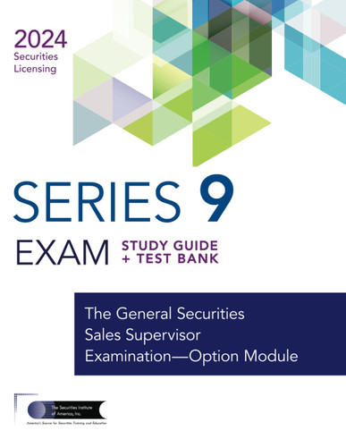 Series 9 Exam Study Guide + Test Bank